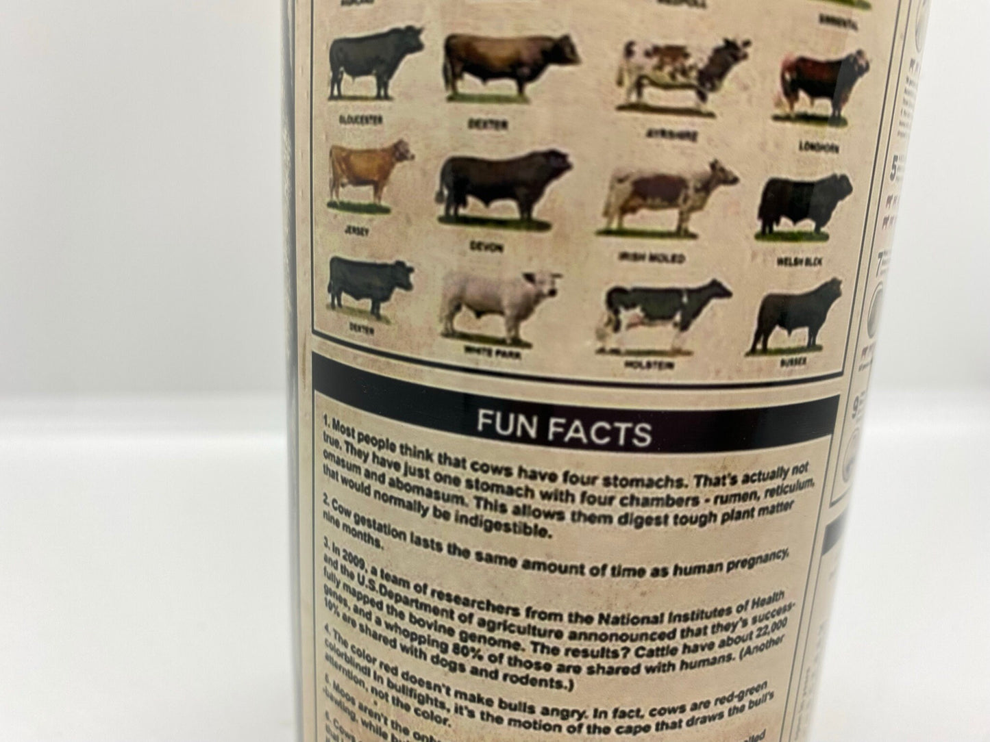 Cattle Cow Knowledge Tumbler | 20oz Skinny Tumbler | Gifts for Her, Gift for Mom, Farmer, Barn, Cowgirl gifts