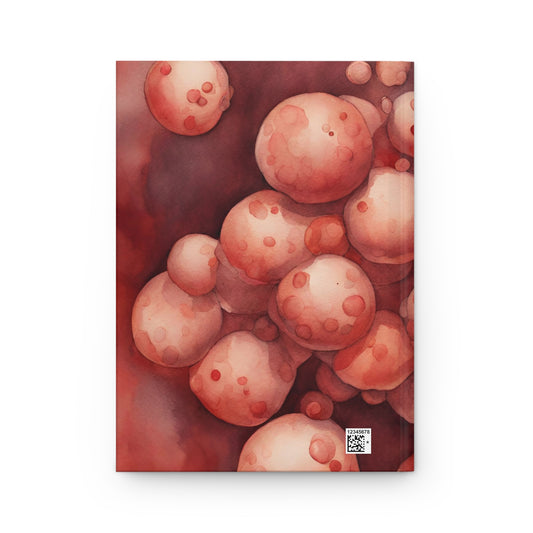 Microbiology Staphylococcus MRSA MSSA Hardcover Journal Matte, Science Notebook Gift, Lab Researcher Stationery, Scientist Journal, Biology