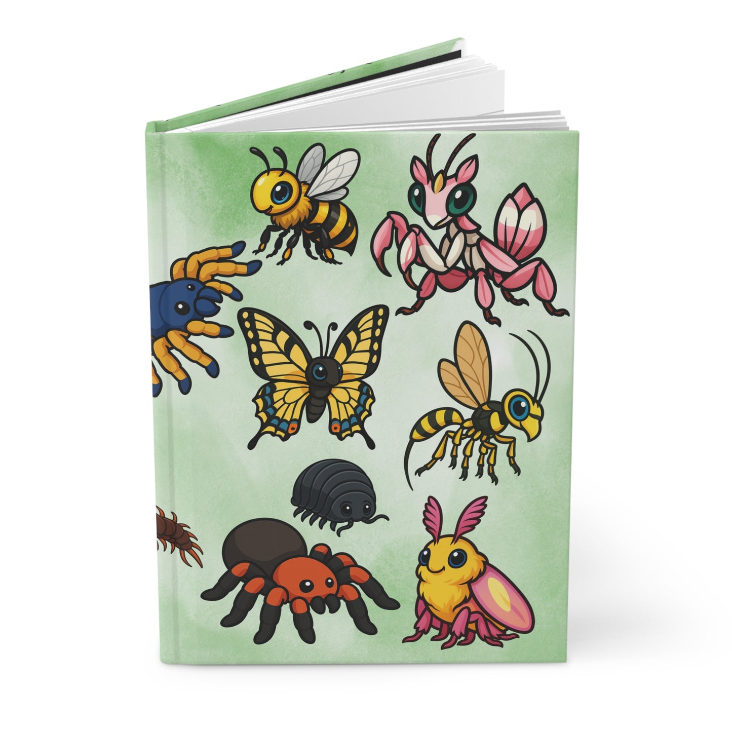 Entomology Hardcover Journal, Insect Lover Gift, Bug Enthusiast Notebook, Science Diary, Nature Sketchbook, Lined Paper Journal