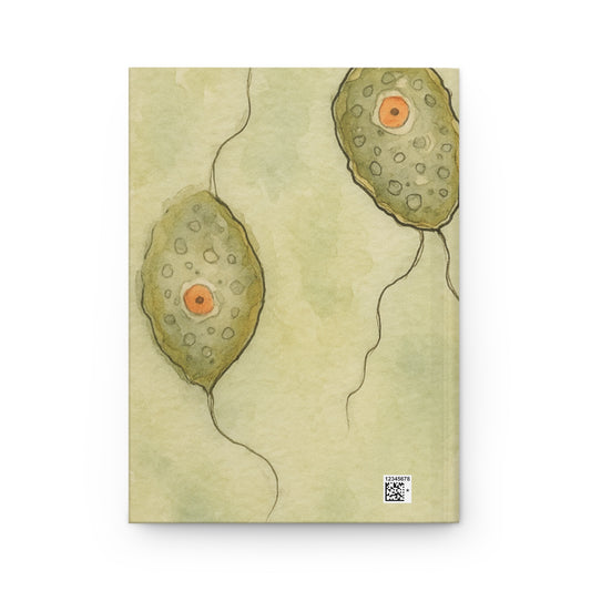 Hardcover Journal Matte - Naegleria fowleri Journal Matte, Medical Stickers Notebook, Nurse Stationery, Doctor Gift, Biology Notebook