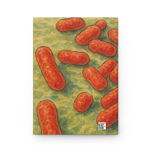 Matte Hardcover Journal - Acinetobacter baumannii, Science Journal, Microbiology Notebook, Researcher Gift, Lab Notebook