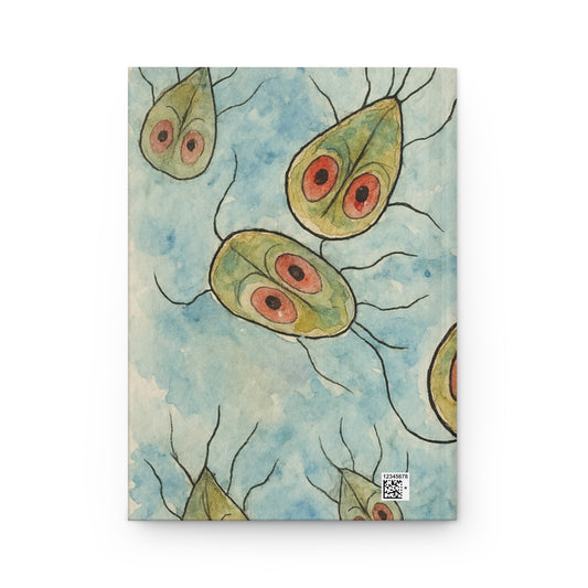 Microbiology Hardcover Journal Matte, Science Notebook, Research Lab Gift, Biology Diary, Pathogen Sketchbook, Vet Student Present