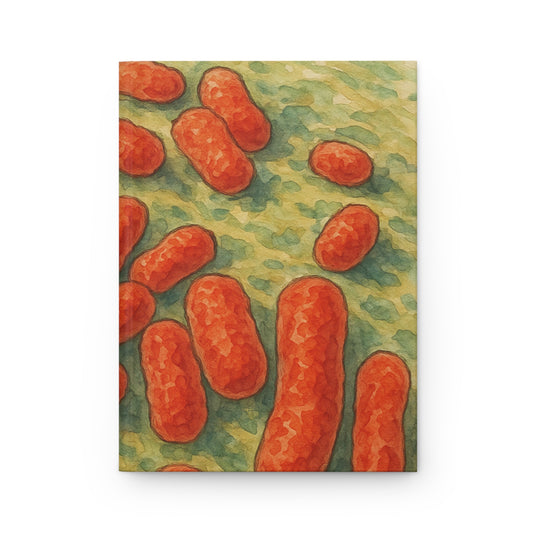 Matte Hardcover Journal - Acinetobacter baumannii, Science Journal, Microbiology Notebook, Researcher Gift, Lab Notebook