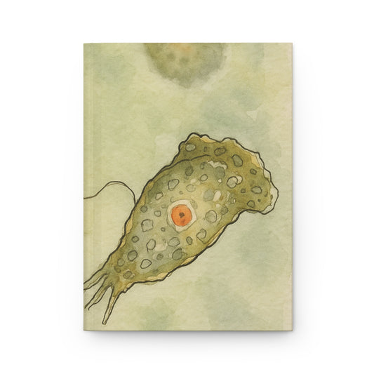 Hardcover Journal Matte - Naegleria fowleri Journal Matte, Medical Stickers Notebook, Nurse Stationery, Doctor Gift, Biology Notebook