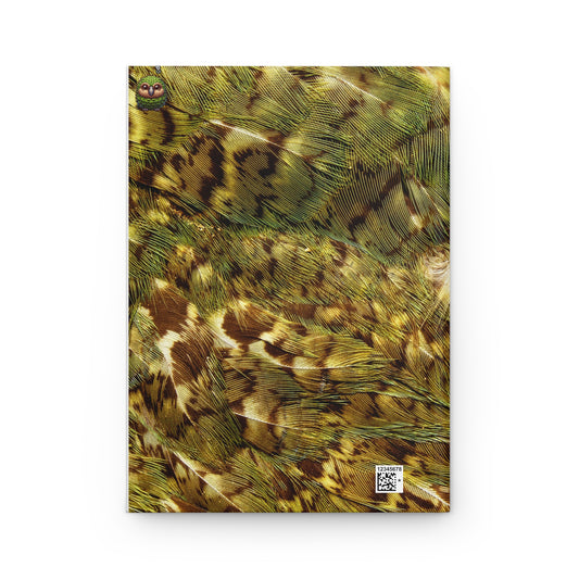 Hardcover Journal Matte, Kakapo, Giant Parrot Notebook - Wildlife Bird Lover Gift, Nature Journal, Bird Watching Diary, Animal Sketchbook,