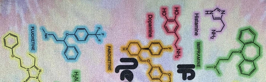 Neurotransmitter Mouse Pad, Fun Physician, Pharmacist, Nurse, Mental Illness Advocacy